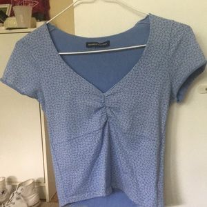 Blue with daisys Brandy Melville top